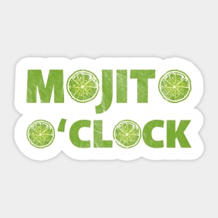 Mojito o'clock rum cocktail drinkers gift Sticker